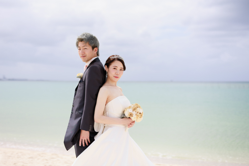 《ウエディング記念♡》ふたりの撮影スタートです☆