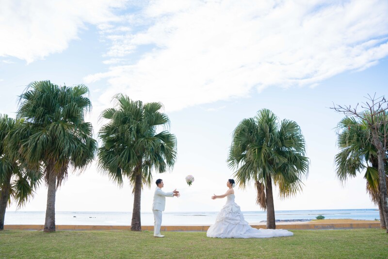 ブーケをキャッチ!