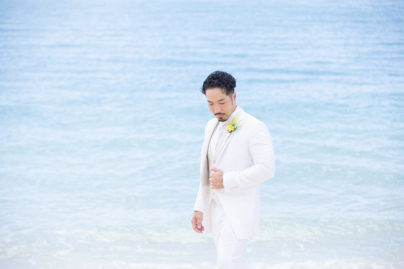 新郎様ソロショット