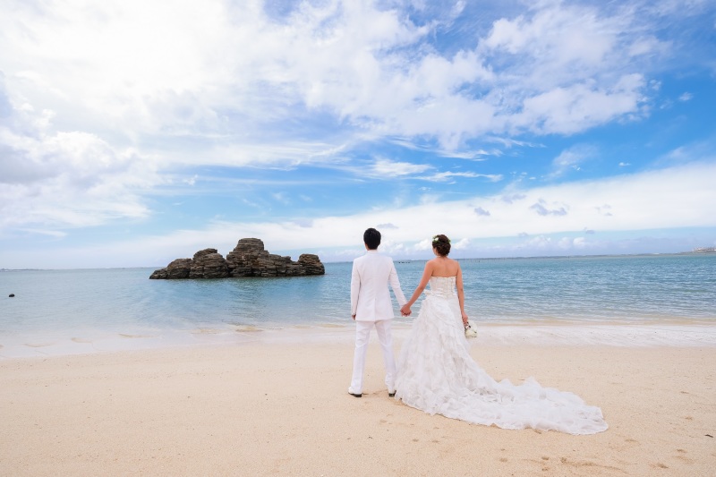 水平線を見つめて