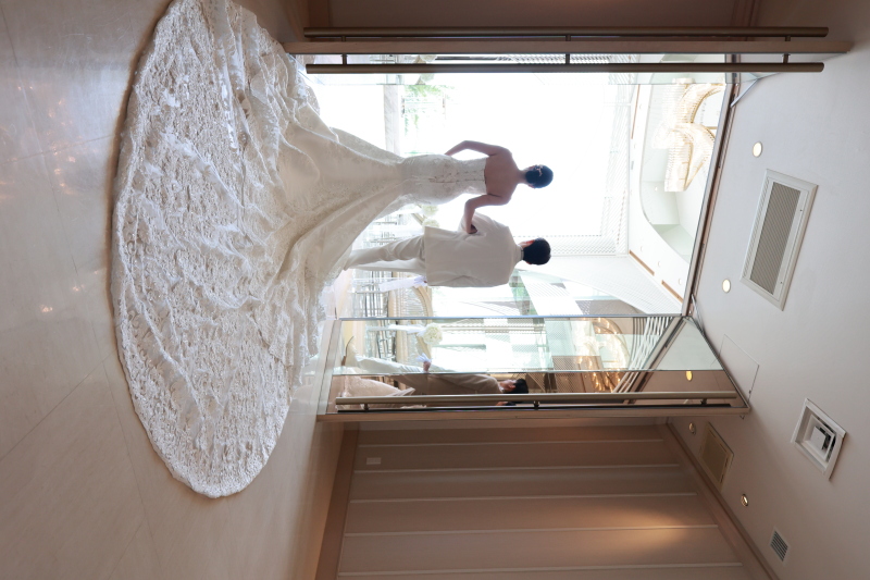 チャペルOPEN♡幸せをかみしめての ご入場です