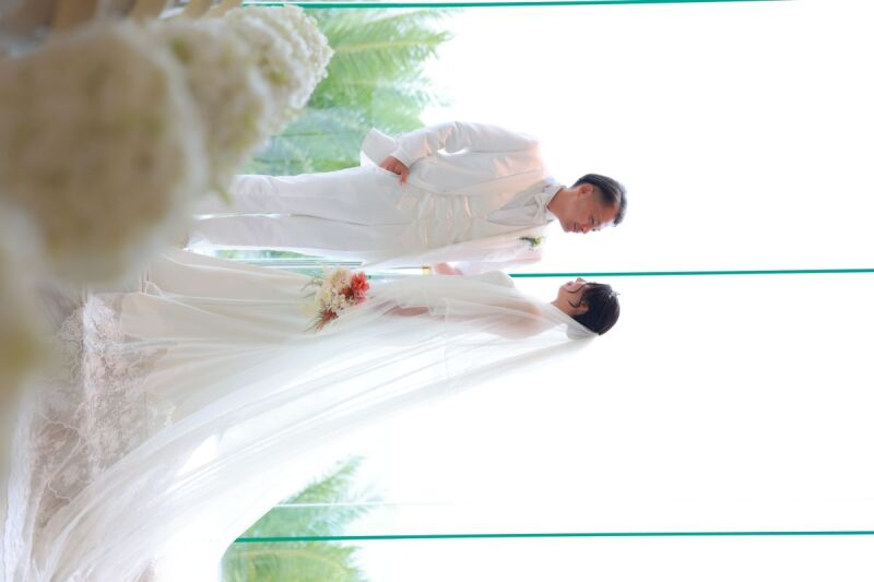 佇むだけで美しい☆ふたりのご着用衣裳をご紹介☆彡