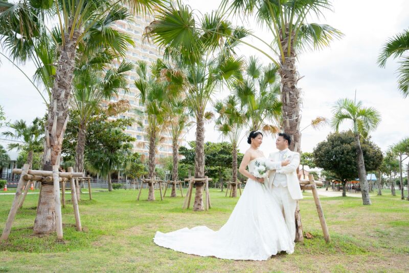 ☆沖縄リゾートの庭園で紡ぐ、ふたりの愛の物語☆彡