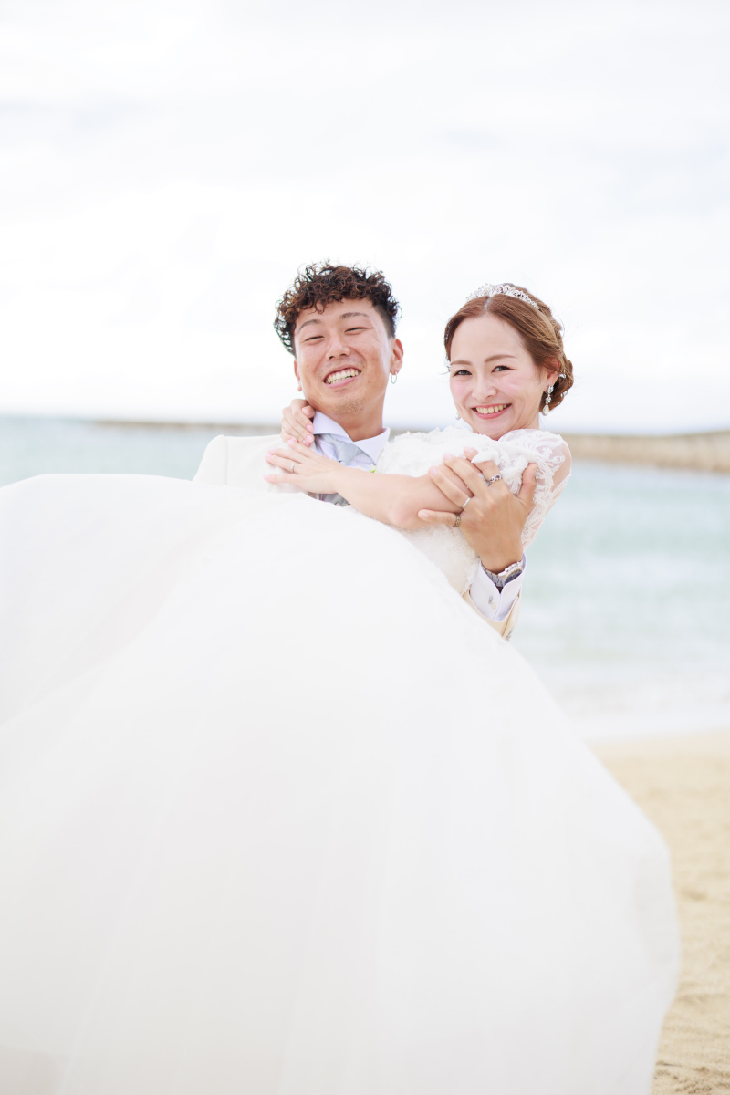 〈ビーチ撮影★〉どこまでも続く青い空と穏やかな海