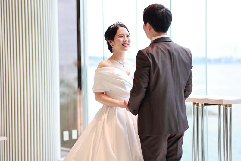 向かいあうふたり