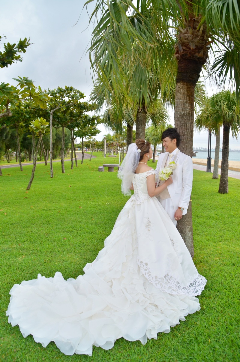 グリーン×ロングトレーン