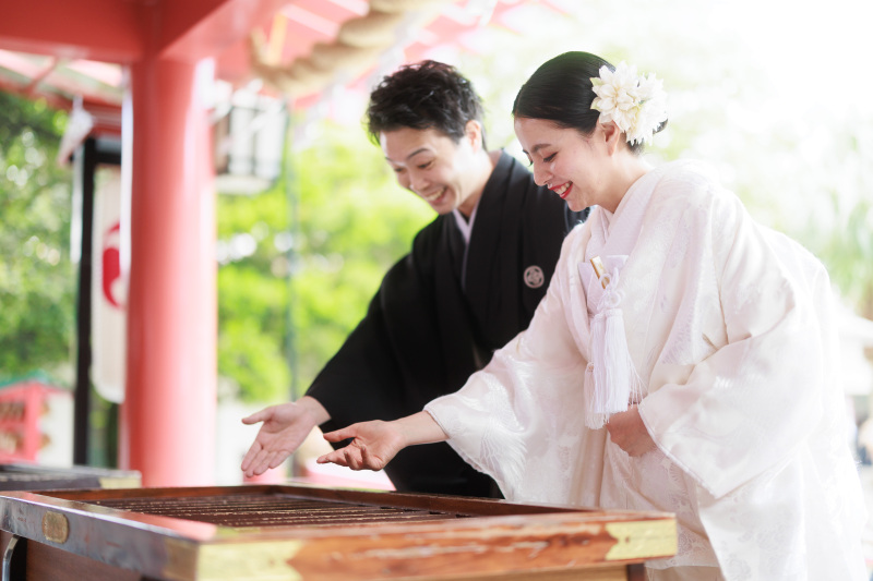 神社撮影スタート