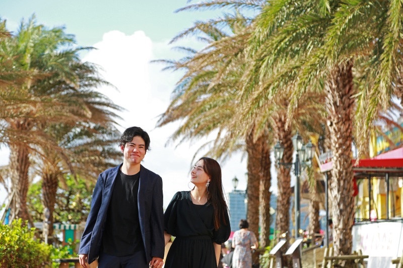 ロケーションフォトもオプションで追加可能♪