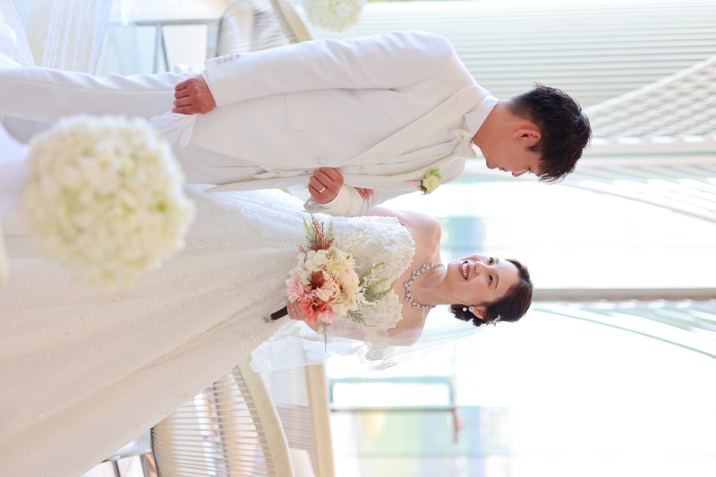 チャペル内はおふたりだけのプライベートな特別な空間