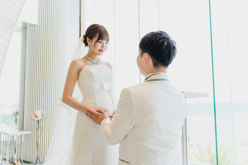 ルミエール北谷サロン_マタニティフォトの撮影ができる