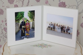 六切り台紙写真(2面2カット)