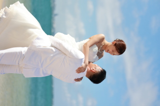 ルミエール北谷サロン_BEACH&times;WEDDING　DRESS