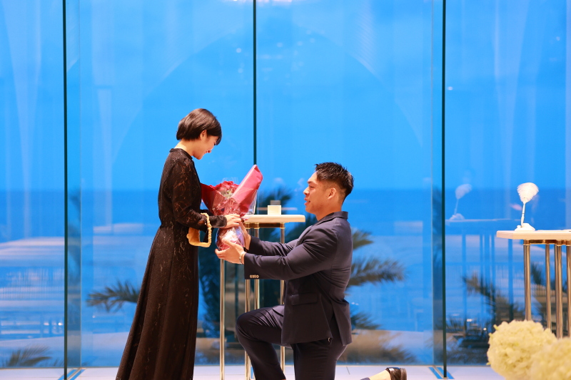 ルミエール北谷サロン_プロポーズサプライズができる