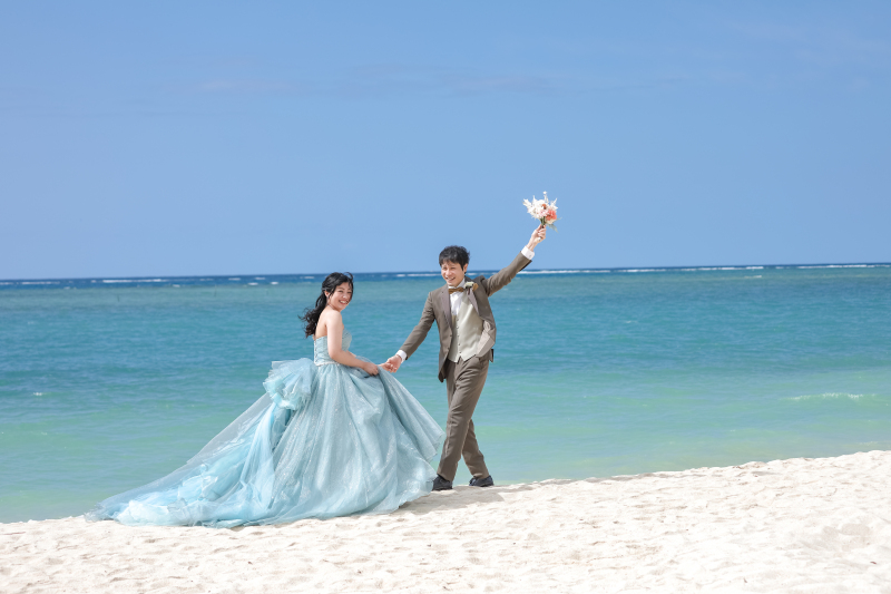 ルミエール北谷サロン_海で撮影できる