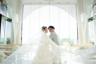 ルミエール北谷サロン_CHAPEL&times;WEDDING　DRESS