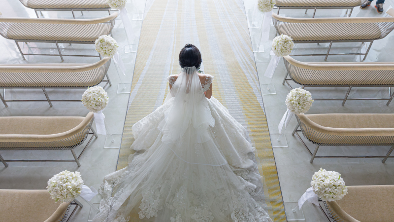 【ドローン撮影★特別プランA】チャペル&ビーチフォト/洋装1ペア/写真150カット/ムービー付