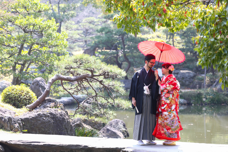 ☆和装庭園ロケ☆