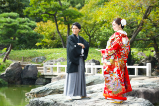 ♪和装庭園ロケ♪