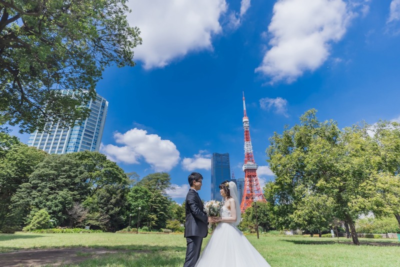 スタジオ＋区立芝公園【洋装】