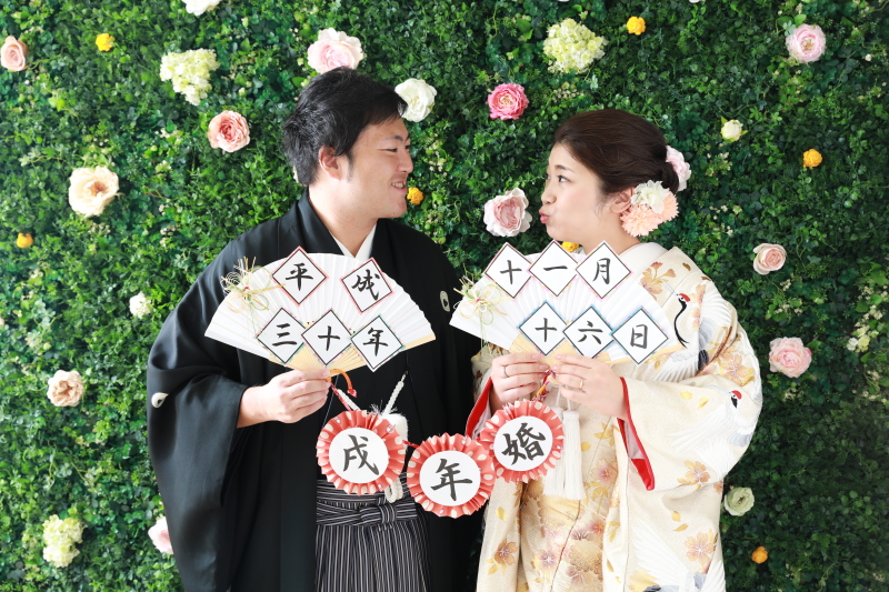 こちらは自作の扇子☆