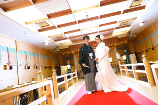 和装撮影（神殿）