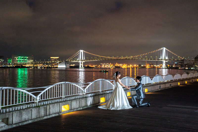 ロマンティックなプロポーズショット♡