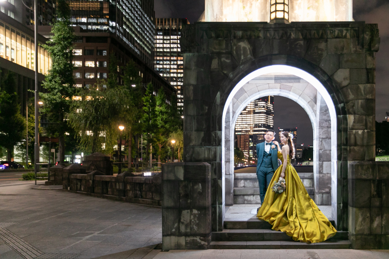 和田倉門跡にて！