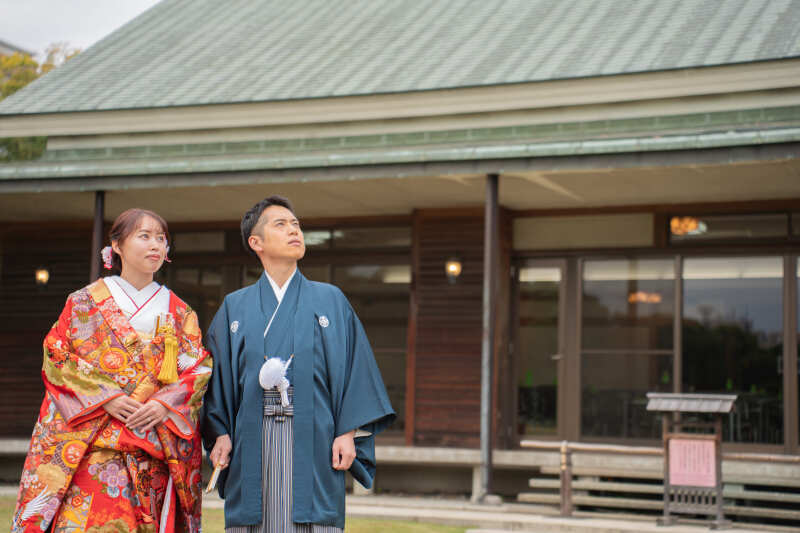 色打掛でロケーション撮影♪