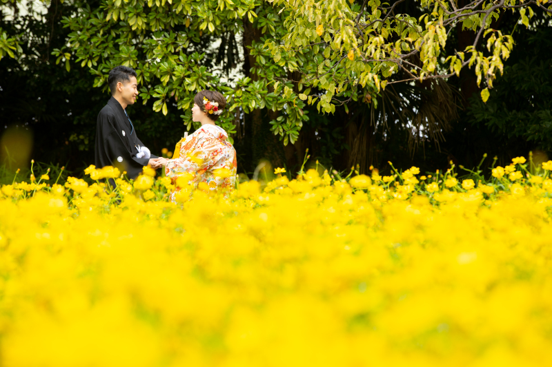 お花畑にいるようなお写真が撮れました