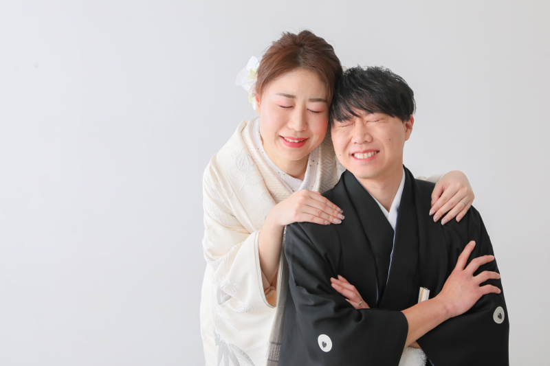 最後はお顔を近づけて。