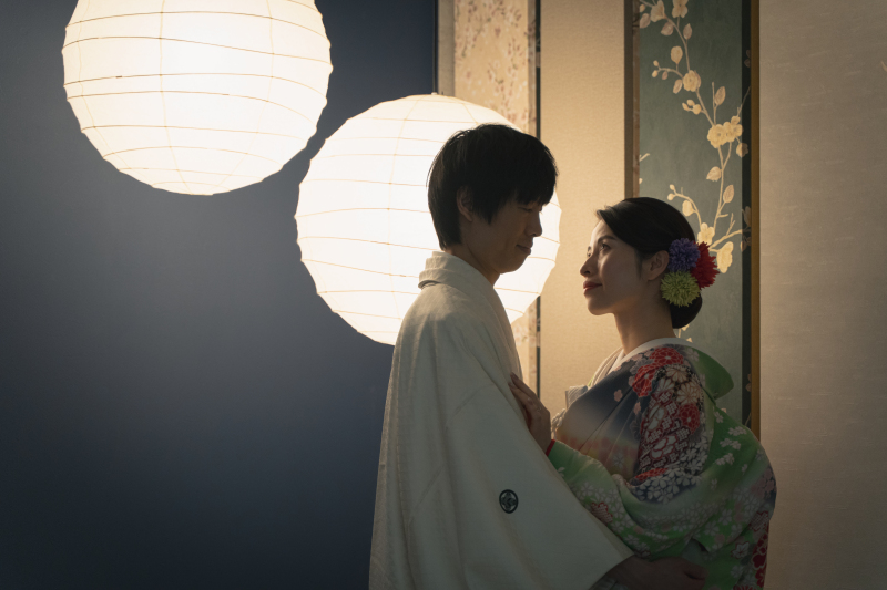 見つめあいショット