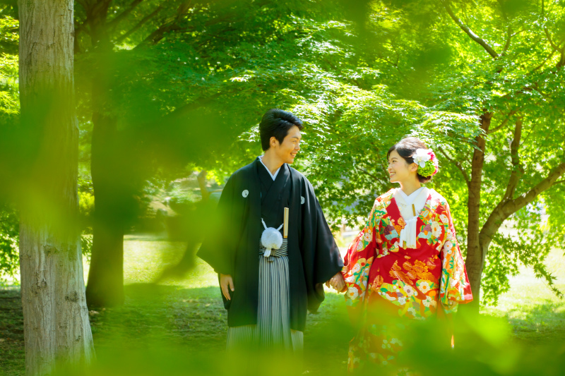 緑たっぷりのお写真が！