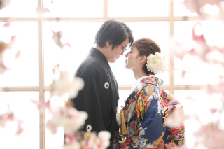 【スタジオ和装プラン】色打掛＆色打掛♪