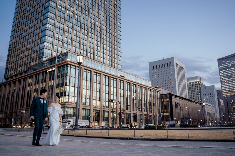夕暮れの東京駅へお出かけ
