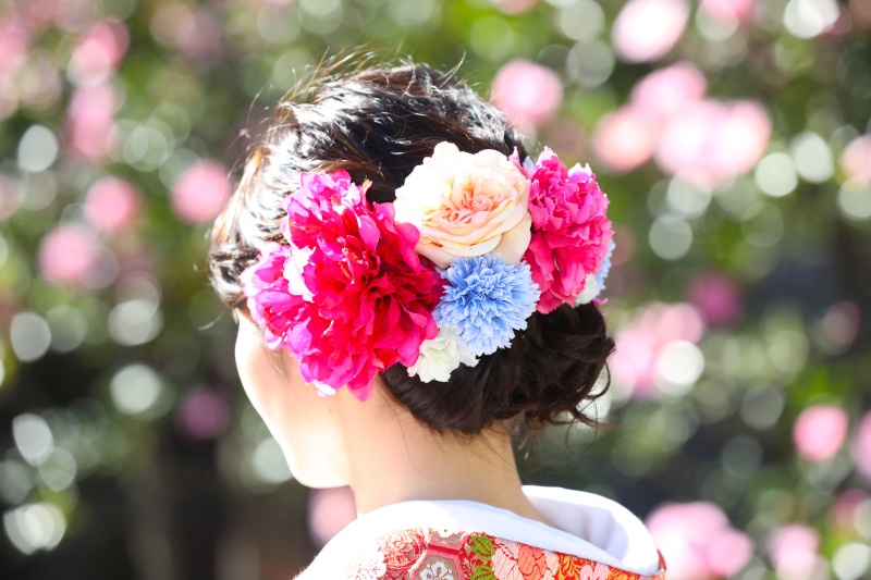 お着物に合わせて