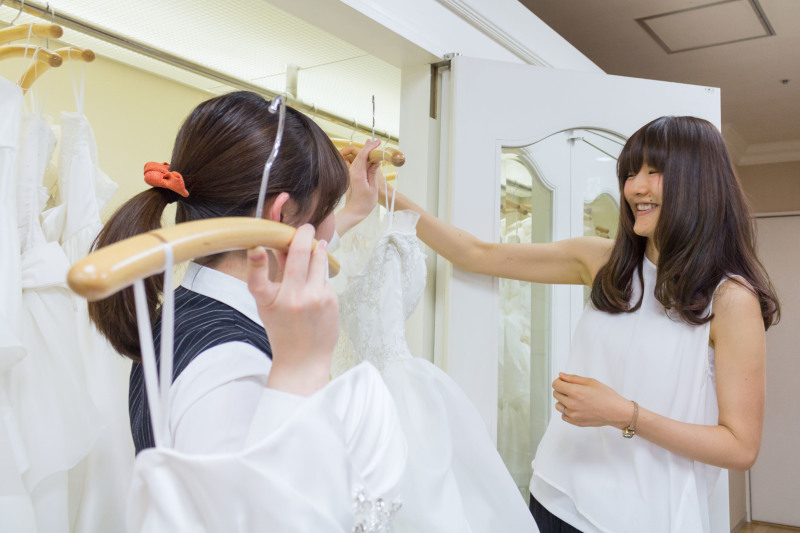 選べるドレスの種類がとっても豊富