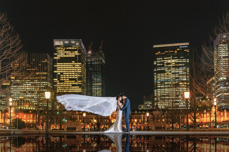 反射まで美しい写真に°˖✧