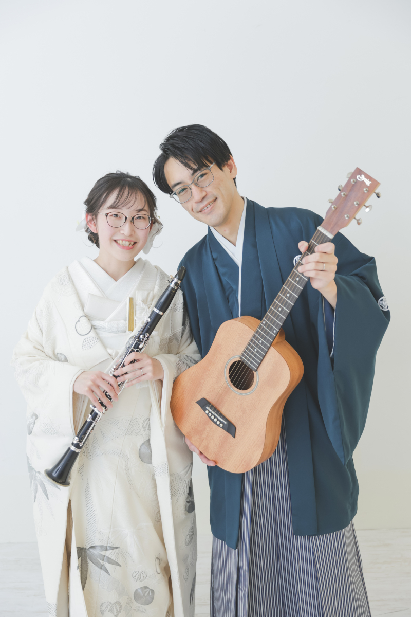 楽器と一緒に?!