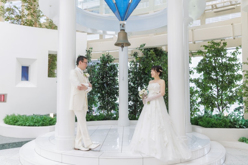 チャペルも背景のバリエーションが豊富♪