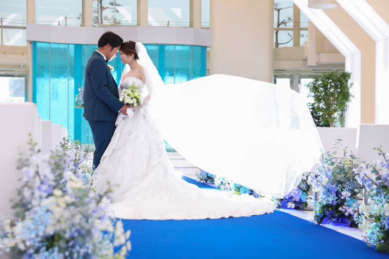 ロングベールでふんわりと