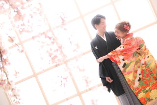 【スタジオ和装プラン】色打掛＆色打掛♪