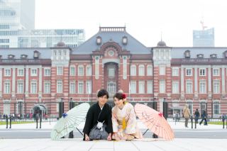 東京駅（和装ロケーション）