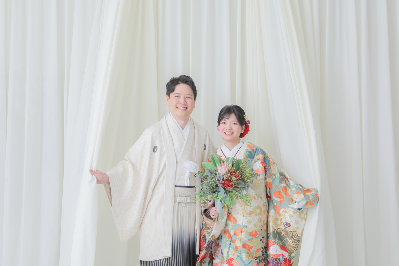 色打掛でした♡