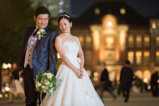 ♪洋装東京駅ナイトロケ♪