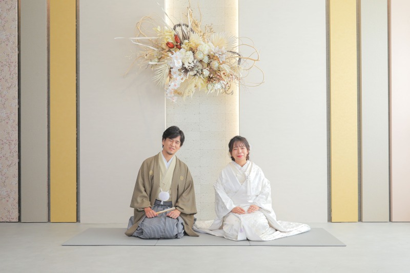 定番の正座ショット