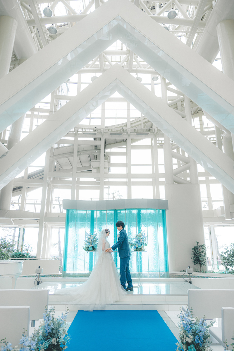 ワタベウェディング東京ベイフォトスタジオ_チャペルで撮影できる