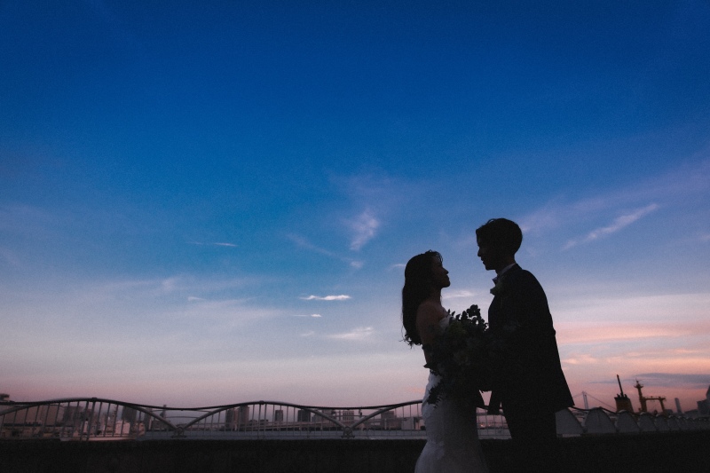 ワタベウェディング東京ベイフォトスタジオ_海で撮影できる