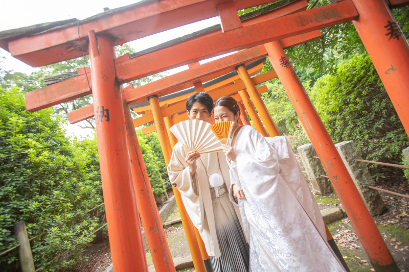 根津神社での和装フォト