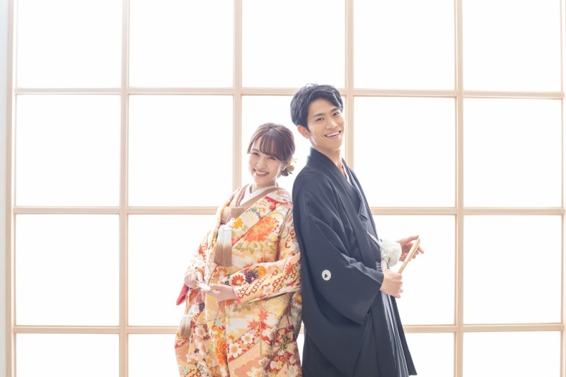 【和装2着】スタジオ撮影★10Pアルバム・撮影全データ100カット付（スマホでダウンロード可能）★