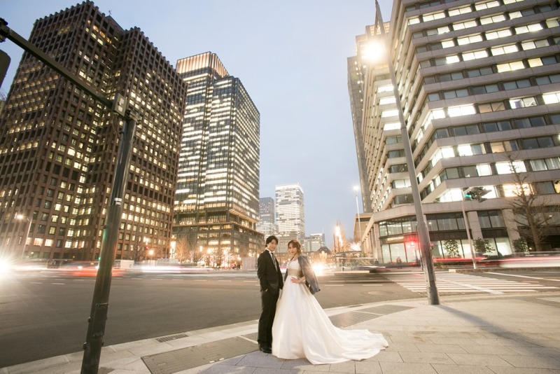 11月末まで3万円オフ♪【東京駅・丸の内】ナイトロケーション★衣裳・撮影全データ80カット付★